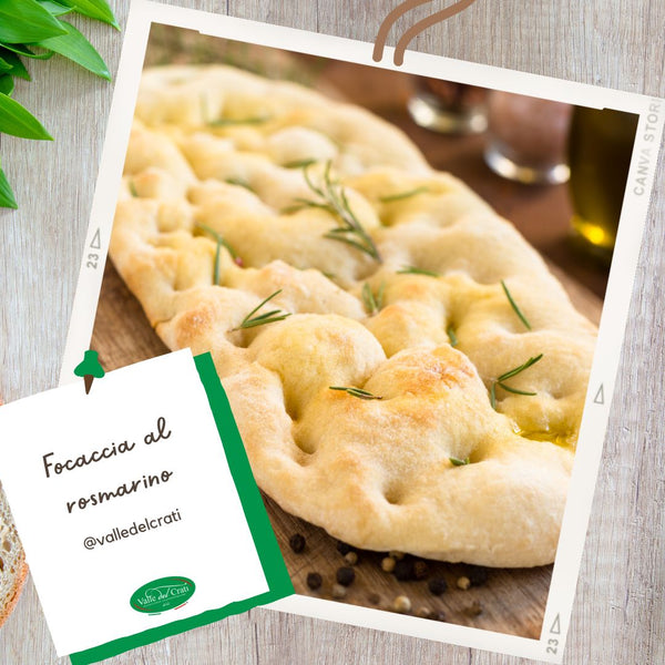 Focaccia al rosmarino - Valle del Crati