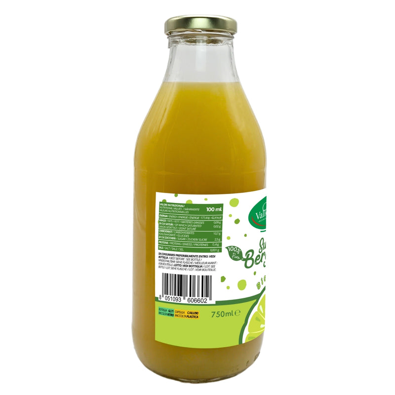 Jus de bergamote biologique 720ml - 6 bouteilles