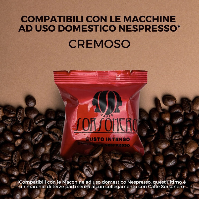 Caffè Sorsonero 100 Capsule compatibili con Nespresso*