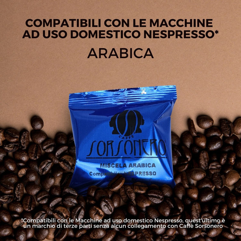 Caffè Sorsonero 100 Capsule compatibili con Nespresso*