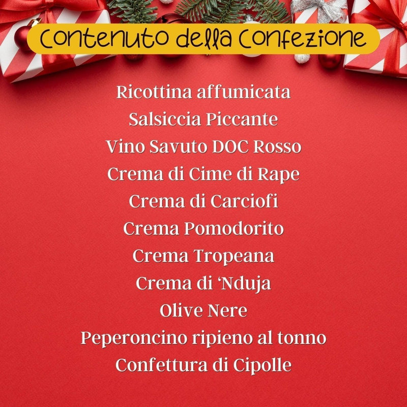 Box Regalo Natale con 11 Prodotti - Valle del Crati