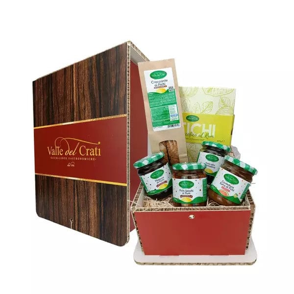 Box Regalo Natale “Fichi” con 6 Prodotti - Valle del Crati