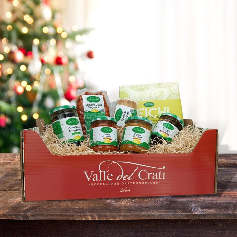 Cesta Regalo Natale con 7 Prodotti - Valle del Crati