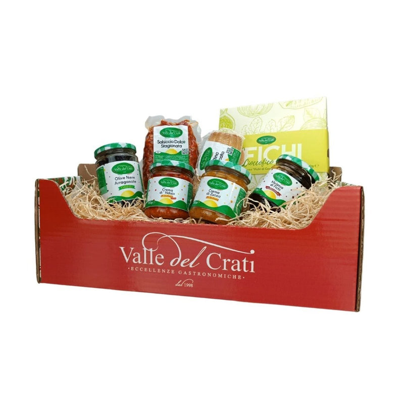 Cesta Regalo Natale con 7 Prodotti - Valle del Crati