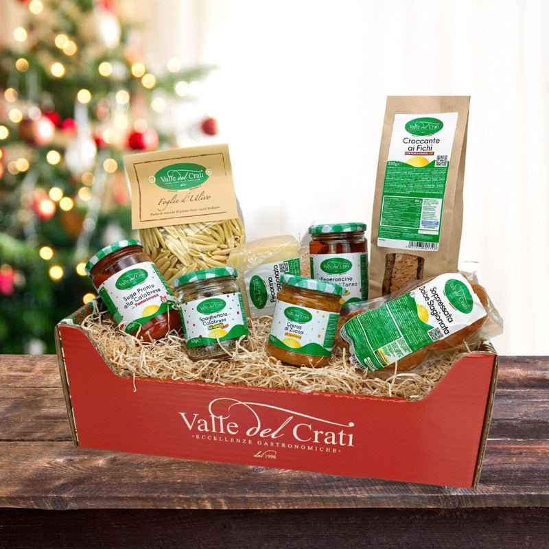 Cesta Regalo Natale con 8 Prodotti - Valle del Crati