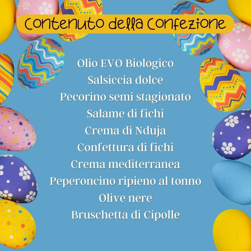 Confezione Regalo di Pasqua con 10 Specialità - Valle del Crati