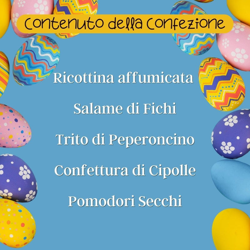 Confezione Regalo di Pasqua con 5 specialità - Valle del Crati