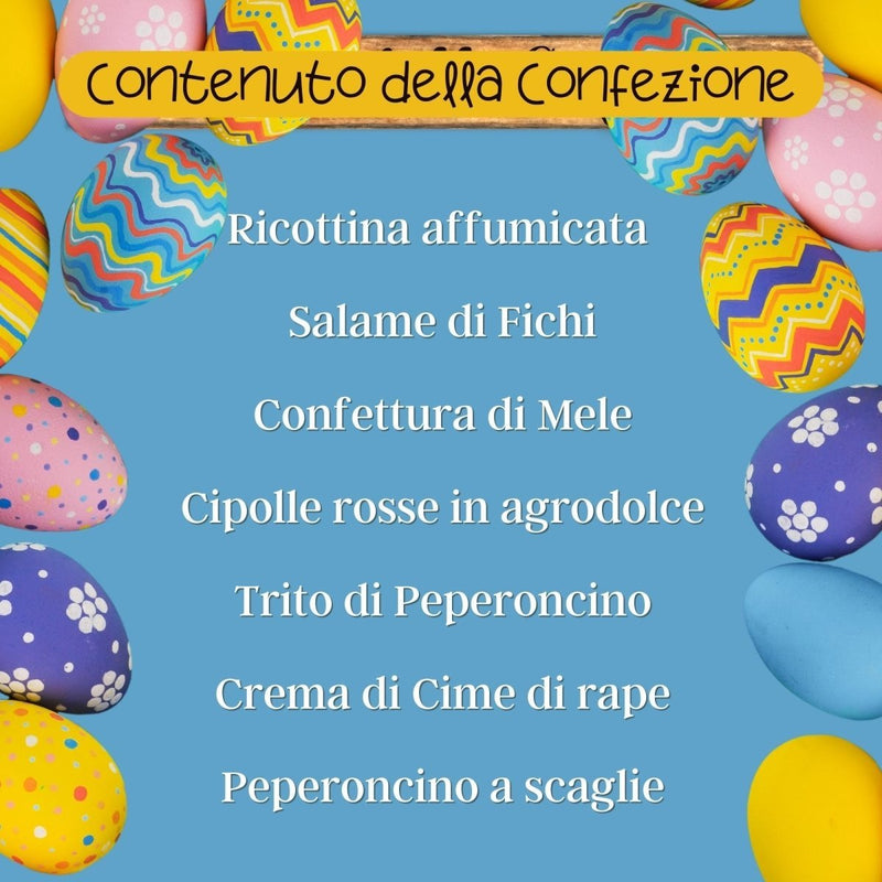 Confezione Regalo di Pasqua con 7 Specialità - Valle del Crati