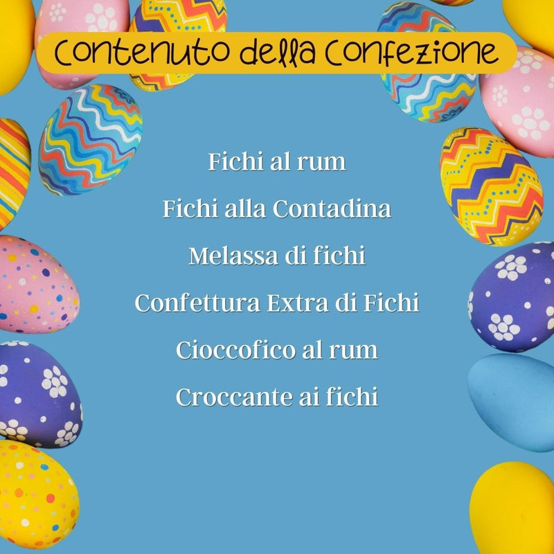 Confezione Regalo di Pasqua con specialità ai Fichi - Valle del Crati