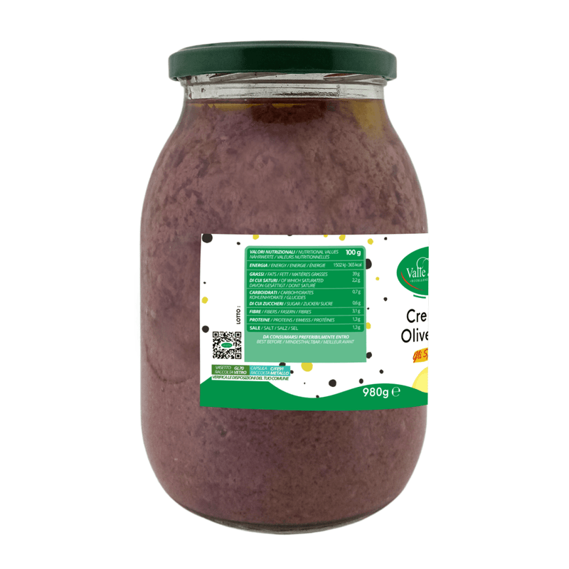 Crema di Olive Nere XL | 0.98 Kg - Valle del Crati