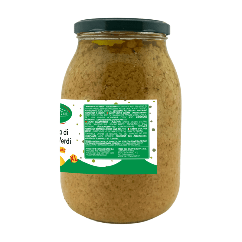 Crema di Olive Verdi XL | 1 Kg - Valle del Crati