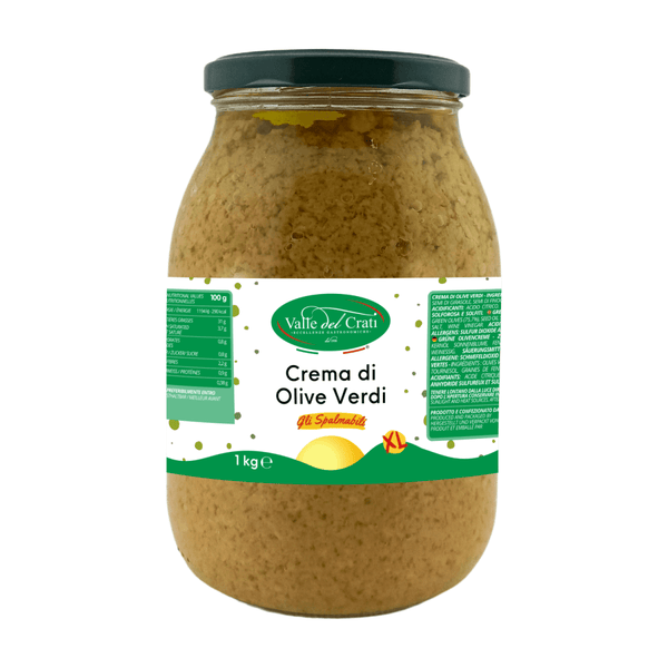 Crema di Olive Verdi XL | 1 Kg - Valle del Crati