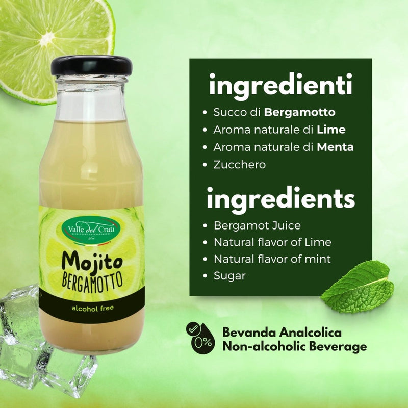 Mojito Bergamotto 200ml - 12 Bottiglie - Valle del Crati