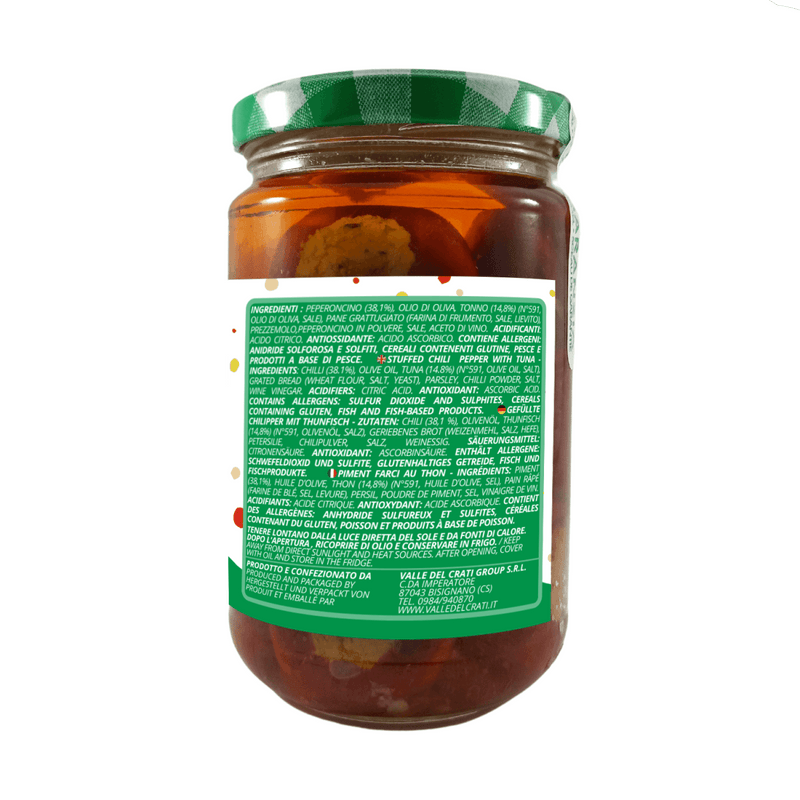 Peperoncino Ripieno al Tonno - Valle del Crati