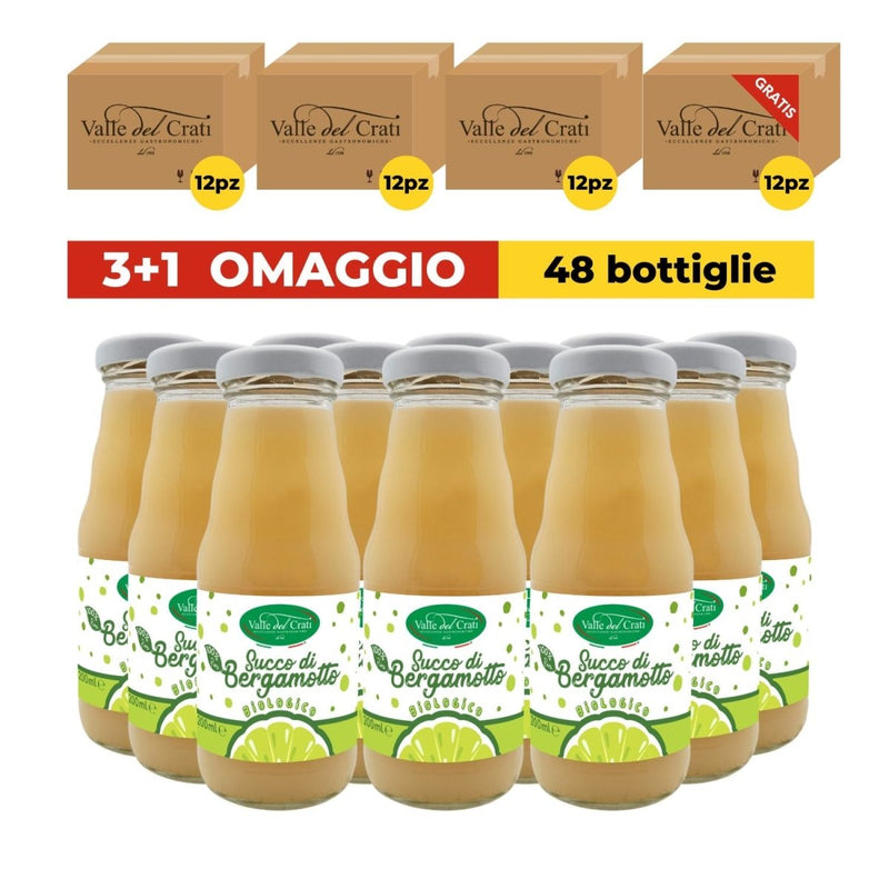 Succo di Bergamotto Biologico 200ml - Confezione da 12 - Valle del Crati