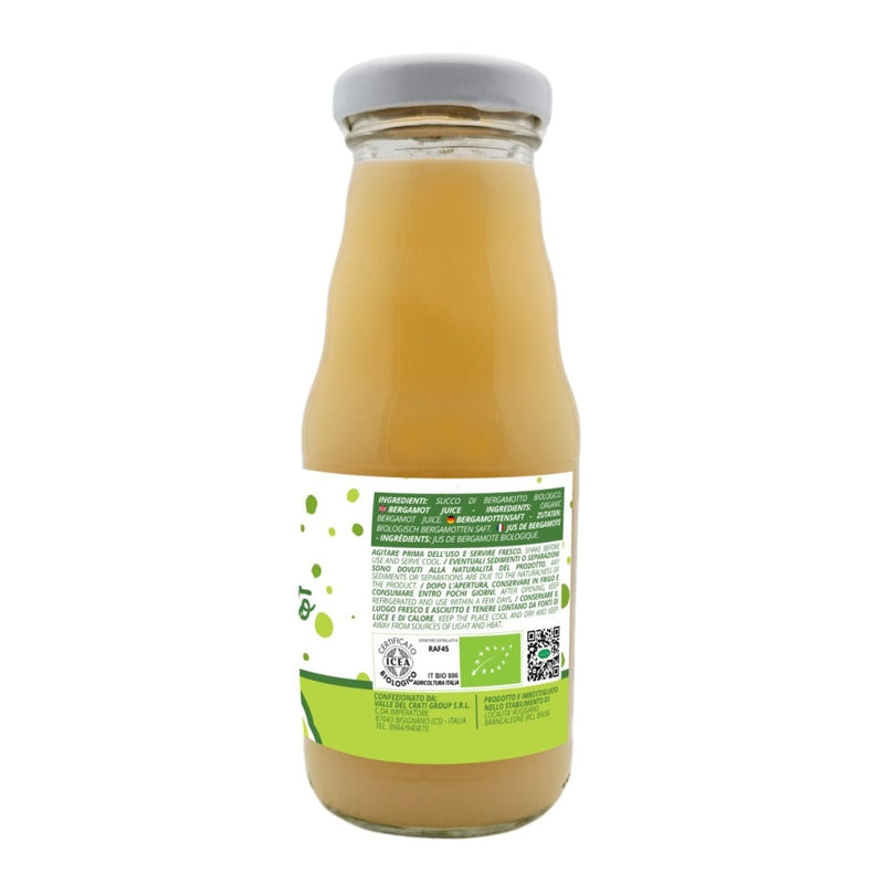 Succo di Bergamotto Biologico 200ml - Confezione da 12 - Valle del Crati