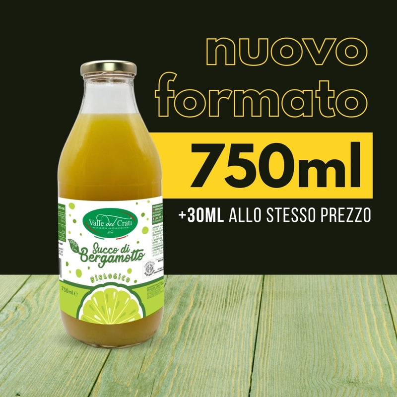 Succo di Bergamotto Biologico 750ml - Valle del Crati