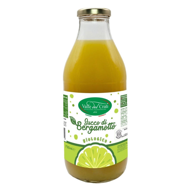 Succo di Bergamotto Biologico 750ml - 6 Bottiglie - Valle del Crati