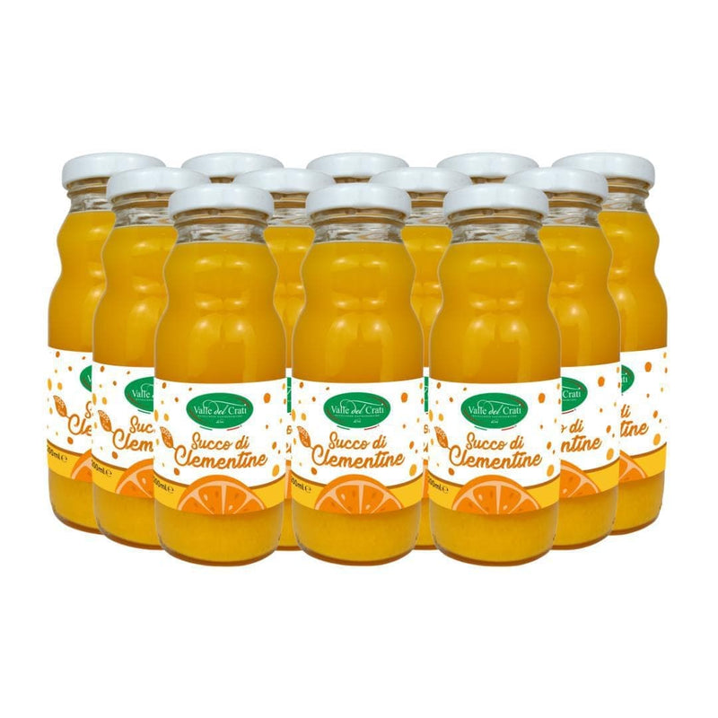 Succo di Clementine 200ml - 12 Bottiglie - Valle del Crati