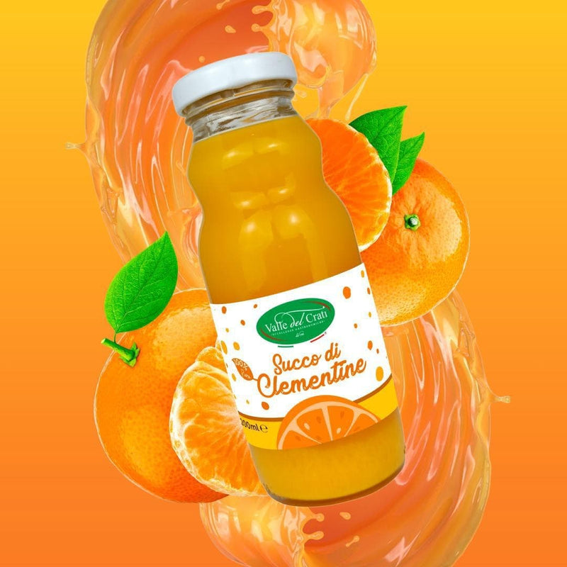 Succo di Clementine 200ml - 12 Bottiglie - Valle del Crati