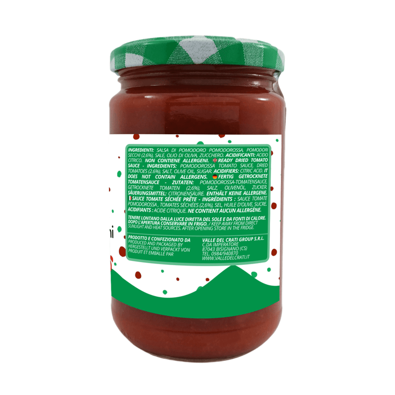 Sugo Pronto ai Pomodori Secchi - Valle del Crati