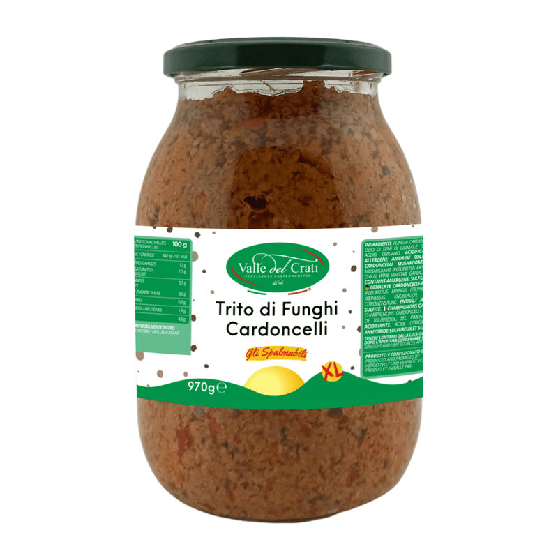 Trito di Funghi Cardoncelli XL | 0.97 Kg - Valle del Crati